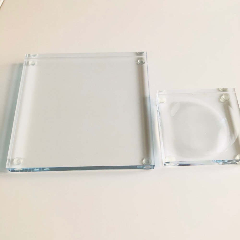 ACRYLIC TRAYS CLEAR RADISSON ASIRA 5-1/2 x5-1/2